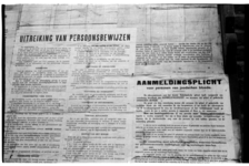 Aanplakbiljet legitimatieplicht