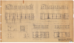10001311 Plan voor het bouwen van 35 woningen met schuurtjes, blok 3 en 5, Commandeur Ravenstraat 14, 15, 16, 17, 18, ...