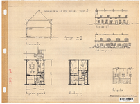 10001339 Schets voor de bouw van arbeiderswoningen na de oorlog: Type J, Hoorn, ongedateerd