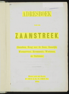 Adresboek van de Zaanstreek : Zaandam, Koog aan de Zaan, Zaandijk, Wormerveer, Krommenie, Westzaan en Oostzaan, pagina 9