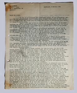 12b Brief gedateerd 9 october 1941 aan van Dijck