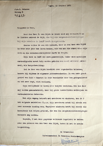 84c Getuigschrift van de werkzaamheden van P. van Dijck tijdens zijn dienstplicht in Nederlands-Indië