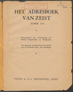 Adresboekpagina