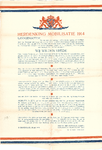 Herdenking mobilisatie 1914