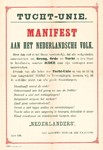  Manifest aan het Nederlandsche volk.