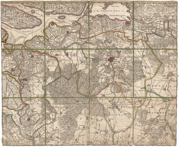 A18-17 Brabantiae Batavae Pars Occidentalis , ca. 1710