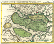 B18-11 Carte de la Hollande ou sont les env. de Rotterdam, d'Hellevoetsluys, de Goerée, de Willemstad etc. , 1748
