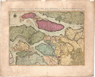 B18-38 Carte particuliere d'une Partie de la Hollande, de la Zelande, et du Brabant Hollandois,... (zie B18-39), 1748