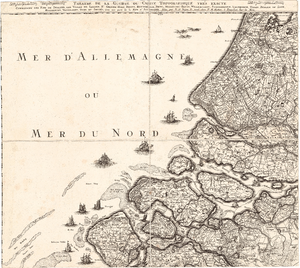 A18-12 Theatre de la Guerre ou carte Topographique très exacte , ca. 1720