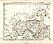 B18-19 Carte des environs de Ziriczée et de Gorée , 1747
