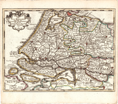 B18-23 la Sud Hollande suivant les Nouvelles observations de Messrs. de L'Academie Royale des Sciences etc. , 1740