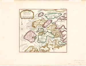C18-13 Carte de la Zeelande , 1764