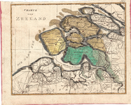 C18-33 Charte von Zeeland , ca. 1770