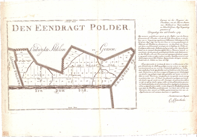D18-15 Den Eendragt Polder , 1787