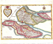 D18-31a Kaart van het land van Voorn en Putten, Overflaqué, Portugal &c. (zie nrs. D18-28 en 32 t/m 40), 1793