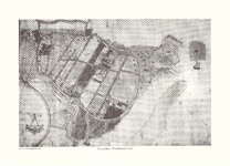 16-03a+b De polder Dirksland 1585 , ca. 1980, origineel 1585