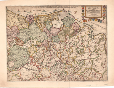 C17-13 Nieuwe en Nauwkeurige Lantcaert vande XVII Nederlantse Provincie , 1672
