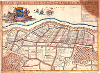 D17-26 Caarte van het Oude Nieuwe Landt in West Voorn , 1698