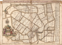 D17-29 Caarte van de Oude Tonge inde Heerlykheyt ende lande van Grysoort , 1697