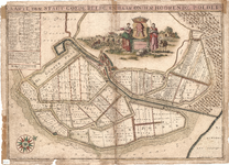 D17-31 Caarte der stadt Goede Reede en haar onder horende polders , 1698
