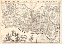 D17-37 Caarte van het oude landt van Diepen Dorst , 1698