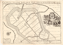 D17-41 Caarte vande polder van Roxenisse , 1696