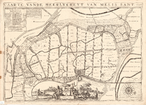 D17-42 Caarte vande heerlykheyt van Melissant 1696 , 1696