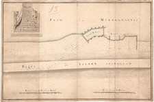 A19-09 Plan dúne reparation a faire au revetissement devant Lécluse de chasse a Middelharnis , ca. 1810