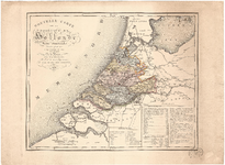 A19-13 Nouvelle carte de la Province de Hollande, Partie Méridionale , 1818