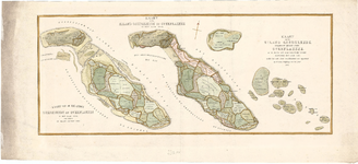 B19-45 Kaart van het Eiland Goedereede en Overflakkee (in een hoes met B19-44), 1842
