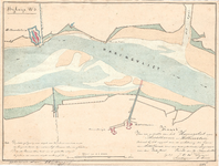 C19-11 Kaart van een gedeelte van het Haringvliet voor Middelharnis en Hellevoetsluis. , 1852