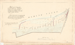 C19-27 Kaart van de buitengronden bewesten de haven van Middelharnis… (zie cat.nr. C19-26, C19-28 en C19-29), 1859