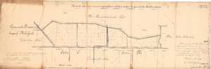 D19-39 Kaart van den nieuw-ingedijkten polder onder de gemeente Stellendam , 1899