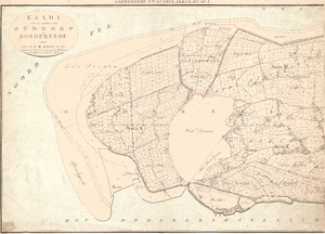 B19-17 Kaart van de gemeenten Ouddorp en Goedereede (blad I), 1835