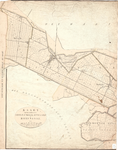 B19-19 Kaart van de gemeenten Stellendam, Onwaard en Roxenisse (blad III), 1835