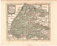 B19-56 Nieuwe Kaart van Zuid Holland , ca. 1849