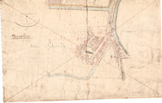 B19-62 Gemeente Dirksland in 3 Sectien , ca. 1825
