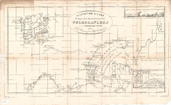 B19-66 Wassende kaart Behoorende bij de Reizen der Nederlanders in de Noordelijke IJszee , ca. 1825