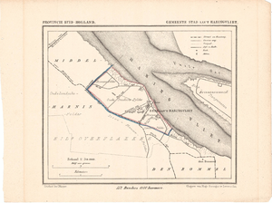 C19-49 a+b Gemeente Stad aan't Haringvliet (2x), 1865