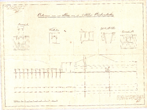 C19-68 Ontwerp van een Sluis voor de Polder Oudwesterloo , 1869