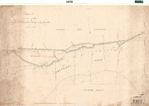 C19-80 Kaart van een gedeelte van den Oudelandschen Zeedijk op Goedereede ( 2 ), ca. 1874