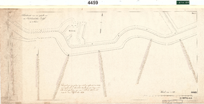 C19-83 Schetskaart van een gedeelte van den Oudelandschen Zeedijk in 4 bladen (blad1), ca. 1874