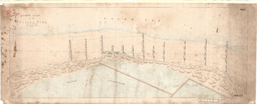 C19-93 Situatie Kaart van het Flaauwe Werk , 1868