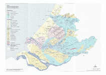 21-19 a/b Kaart 1 Waterhuishoudkundige systemen , Kaart 2 Indeling deelgebieden en regio's Profiel A-B, behorende bij ...