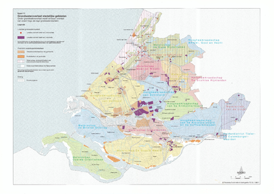 21-19k Kaart 11 Grondwateroverlast stedelijke gebieden Map kaartbijlagen + toelichting, 2005