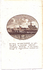 J18-35 Het dorp Oude Tonge , 1793