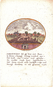 J18-36 Het dorp Herkingen , 1793
