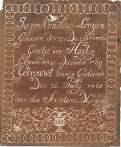 J19-02 Geen titel (huwelijksoorkonde), 1801