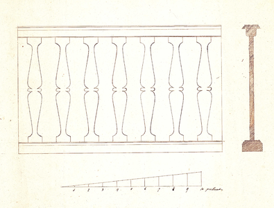 J19-24 geen (pilasters) (in hoes met J19-23 en J19-25), ca. 1837