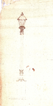 J19-27 geen (schets lantaarnhuis op zuil), (in een hoes met J19-26 en J19-28), ca. 1838